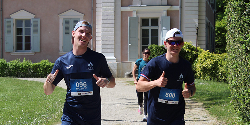 Coureurs sur le parcours 10 km – Foulées des Lumières 2026
